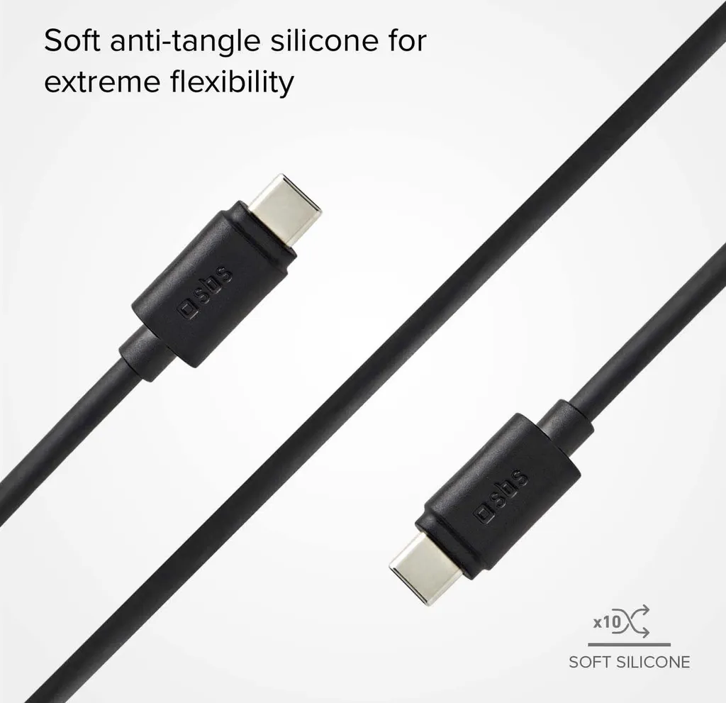 Câble USB-C vers USB-C 3.1 Standard - Cordon de Charge et Data de 1,5m