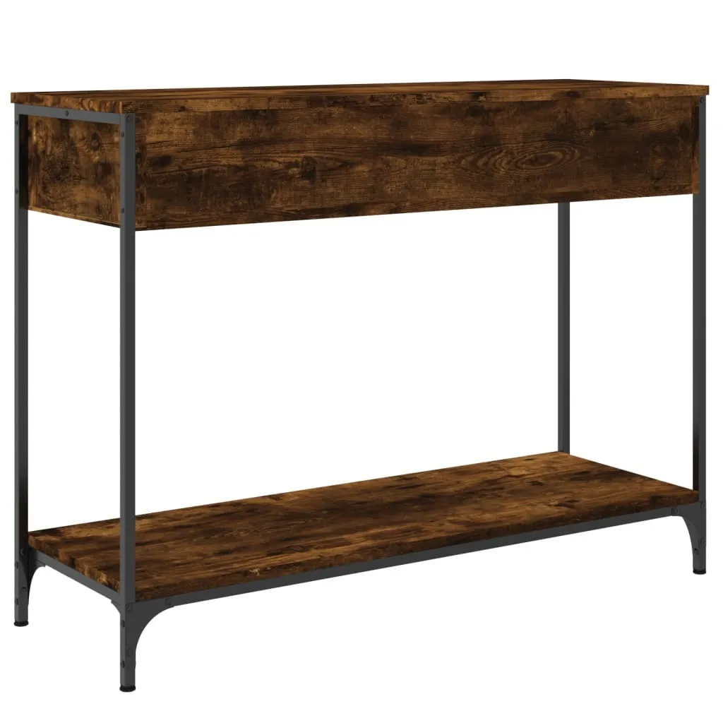Tavolino da Parete Rovere Fumé 100x34,5x75 | Stile e Funzione