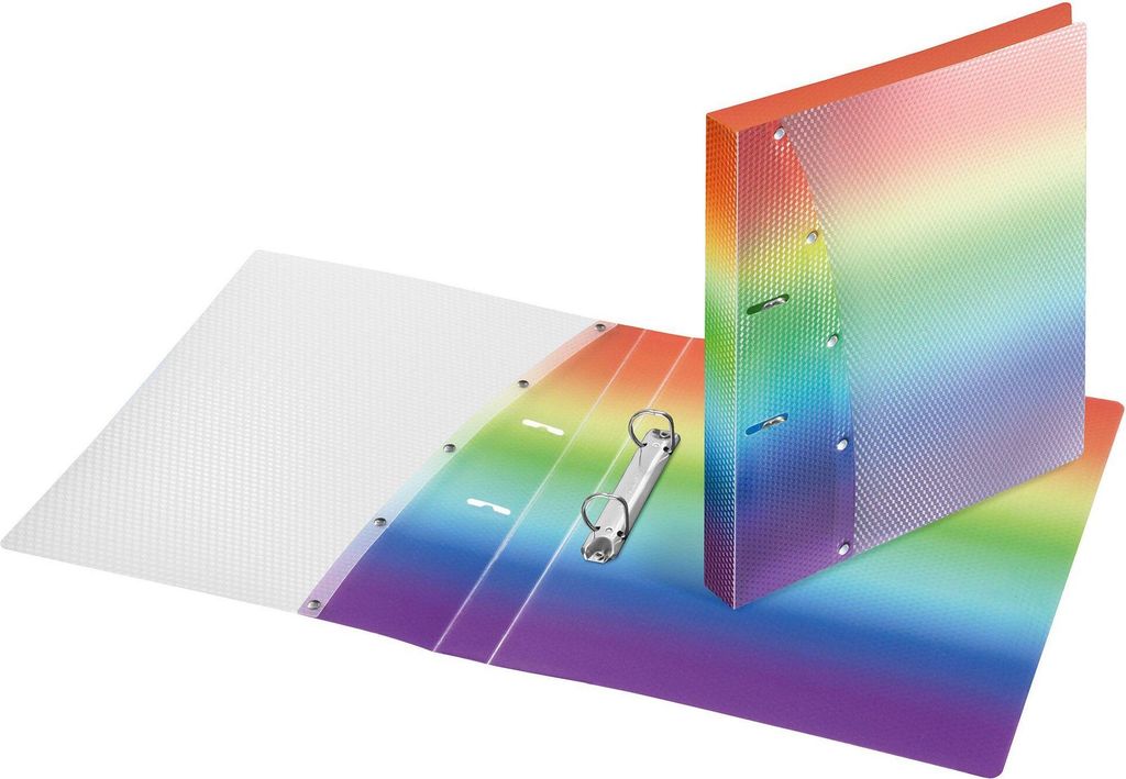 VELOFLEX Rainbow Ringbuch 2-Ringe Motiv 2,0 cm DIN A4