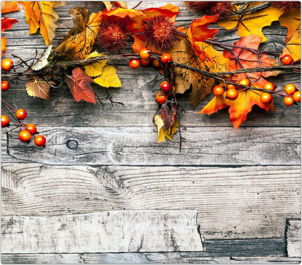 Spritzschutz Herdabdeckplatte Schneidebrett aus Glas Dekoration auf Tisch 1-Teilig (60x52cm)