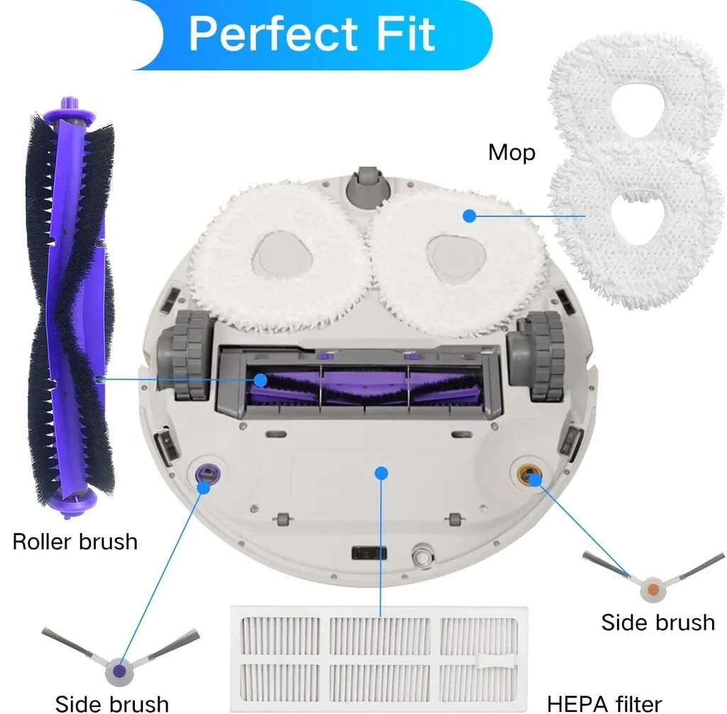 Kit d'accessoires INF pour Narwal Freo - 12 pièces de rechange