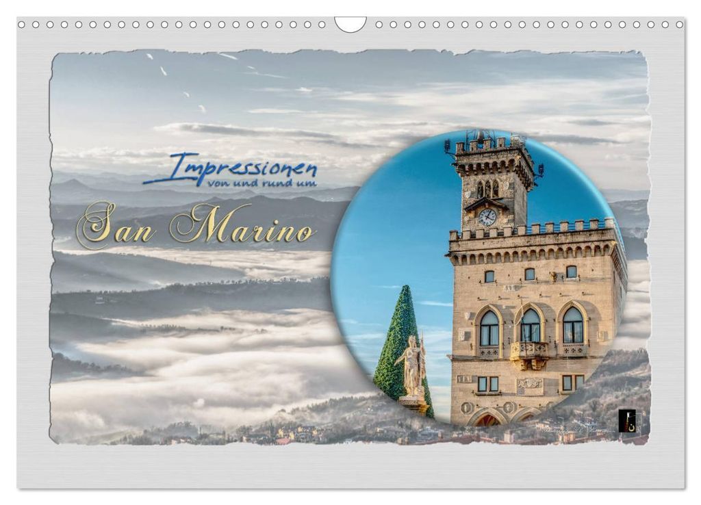 Impressionen - von und rund um San Marino (Wandkalender 2027 DIN A3 quer), CALVENDO Monatskalender