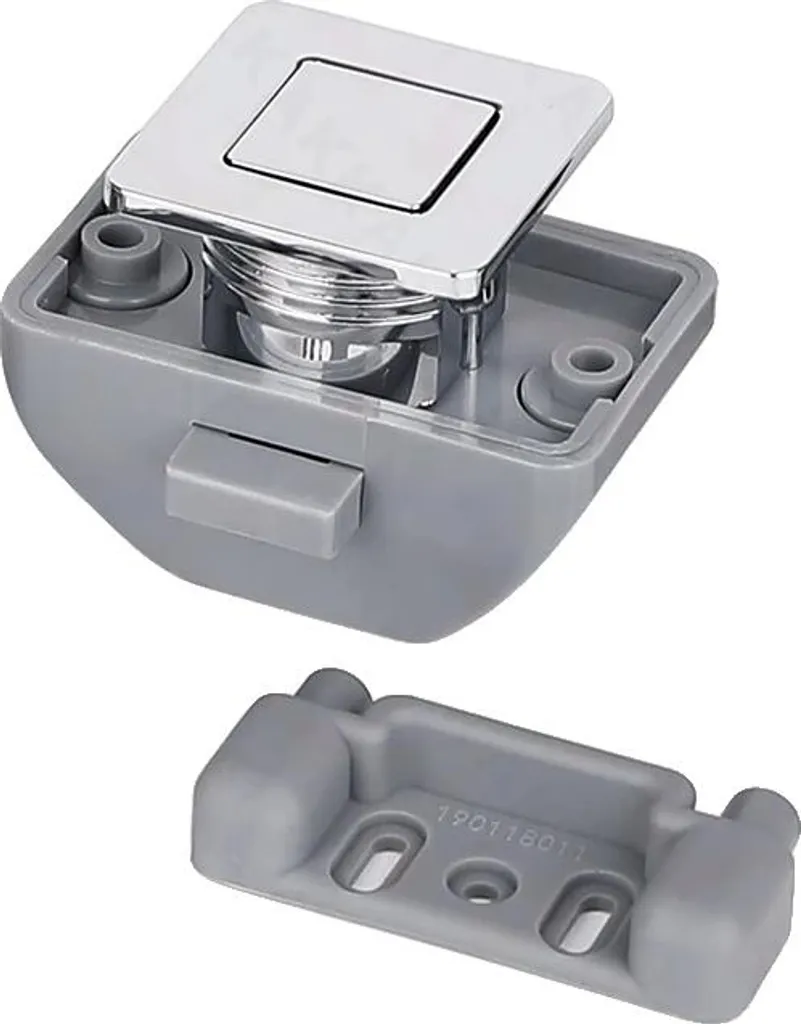 Serrure de Placard sans Clé pour Bateau et Van - Auto-Push-Lock Chrome
