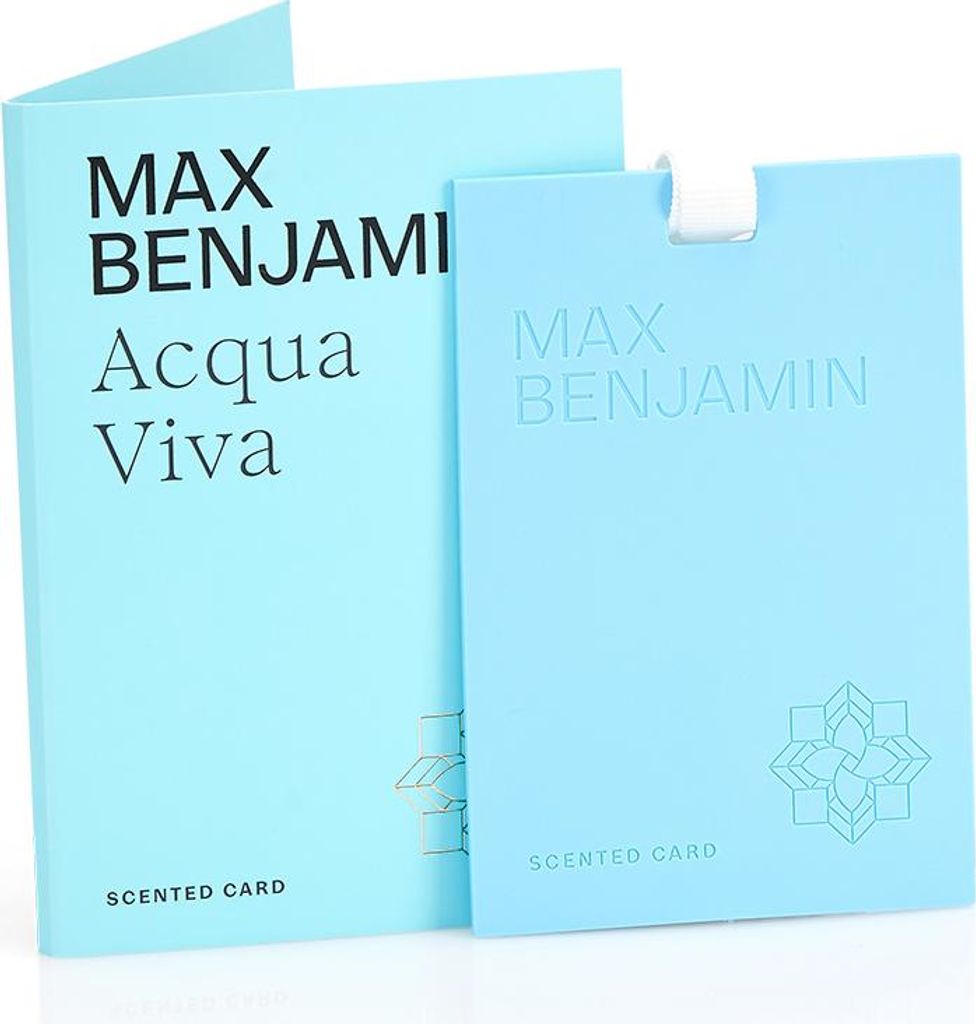 Acqua Viva Luxury Scented Card Max Benjamin Duftkarte