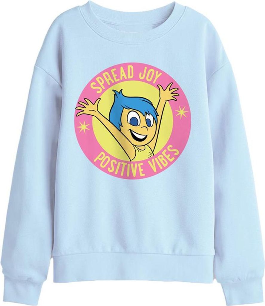 Inside Out 2 - "Spread Joy" Sweatshirt für Kinder TV30112 (152-158) (Hellblau)
