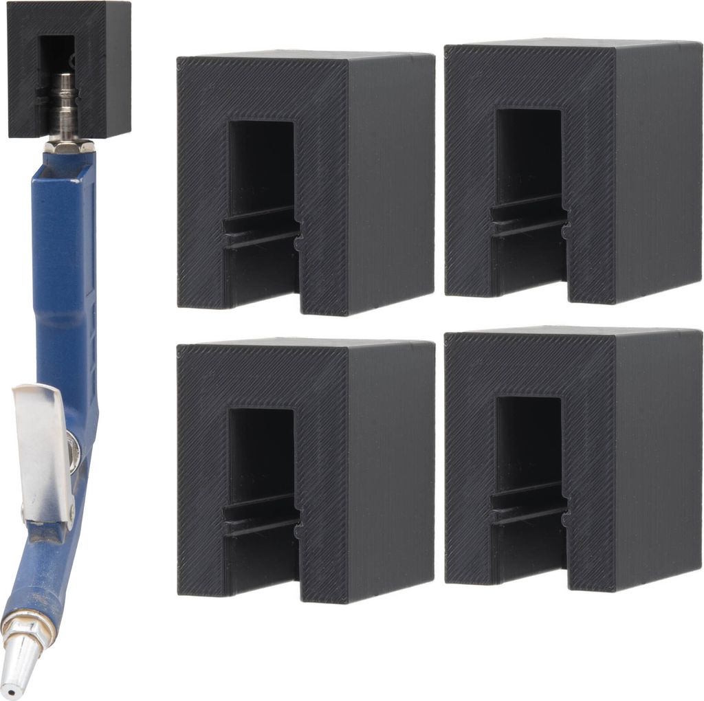 4x Wandhalter für Druckluft Zubehör Pneumatik Kupplung Geräte Halter Wandhalterung