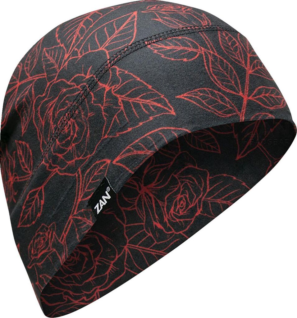 Zan Headgear Sportflex® Roses Mütze Schwarz  Schwarz One Produktbild 