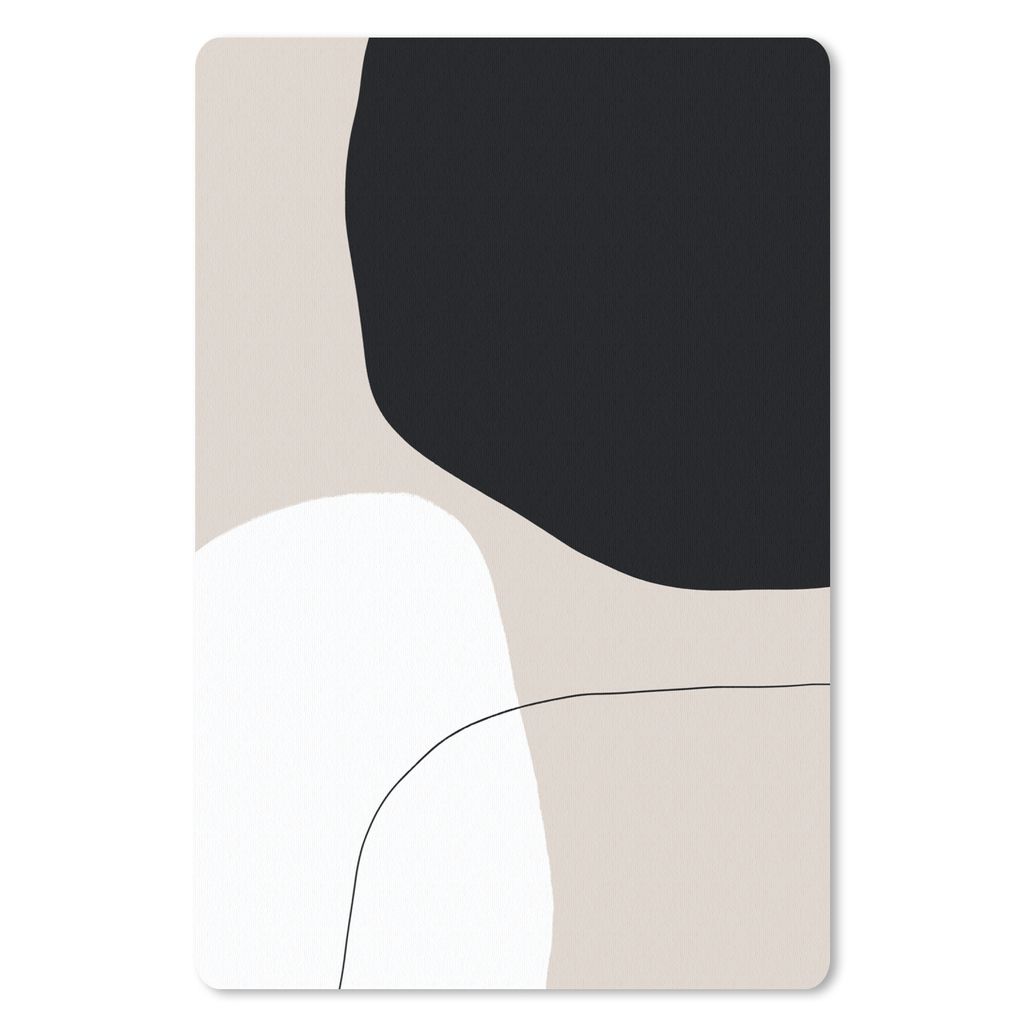 MuchoWow Mauspad Mousepad Formulare - Abstrakt - Gestaltung 18x27 cm - Mousepads - Maus Mat - Pad - Mausunterlage