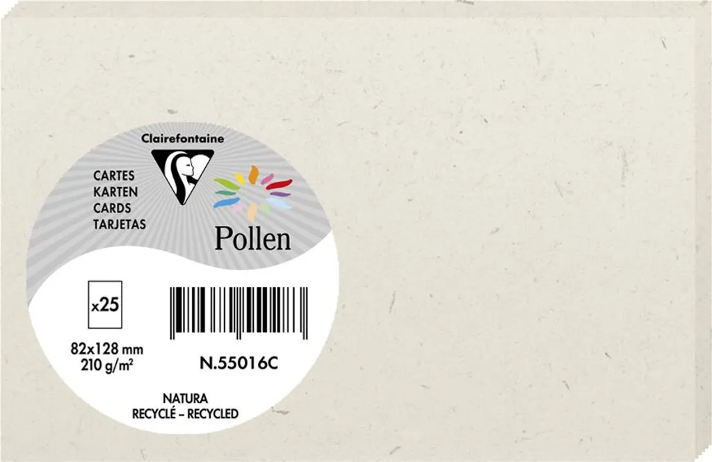 CLAIREFONTAINE - CLAIREFONTAINE Paquet de 20 enveloppes 120g POLLEN 11x22cm (DL CLAIREFONTAINE - CLAIREFONTAINE Paquet de 20 enveloppes 120g POLLEN 11x22cm (DL