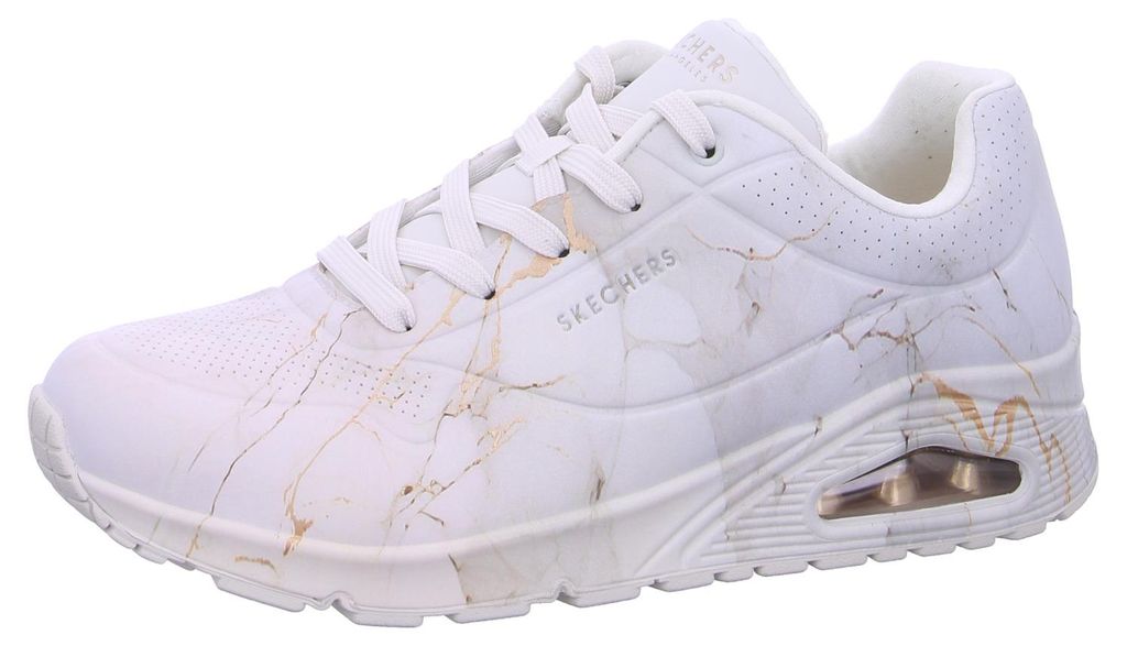 Skechers Uno Marbel Sneaker Weiß Produktbild 
