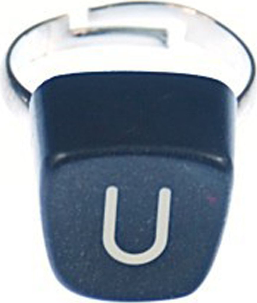 Buchstaben Ring U Vintage Schreibmaschinentaste Miniblings Produktbild 