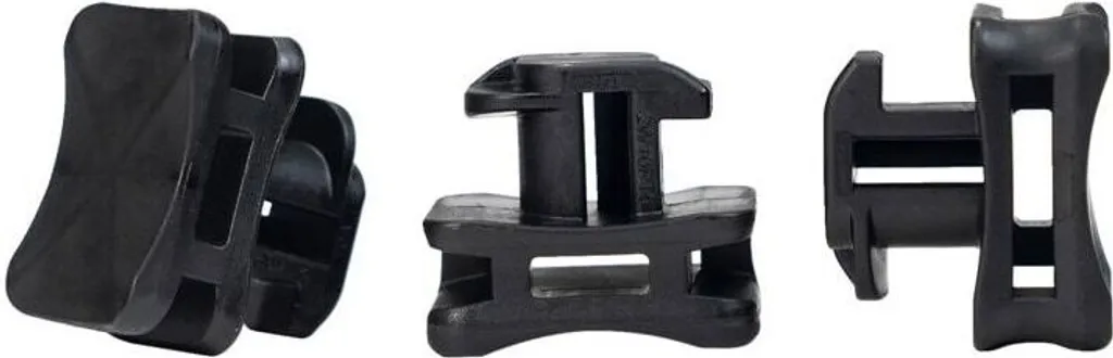 HellermannTyton ACFM4W8PT2.2 Base per fascetta Profilo 151-03247 resistente agli urti Nero 25 pezzi (151-03247)