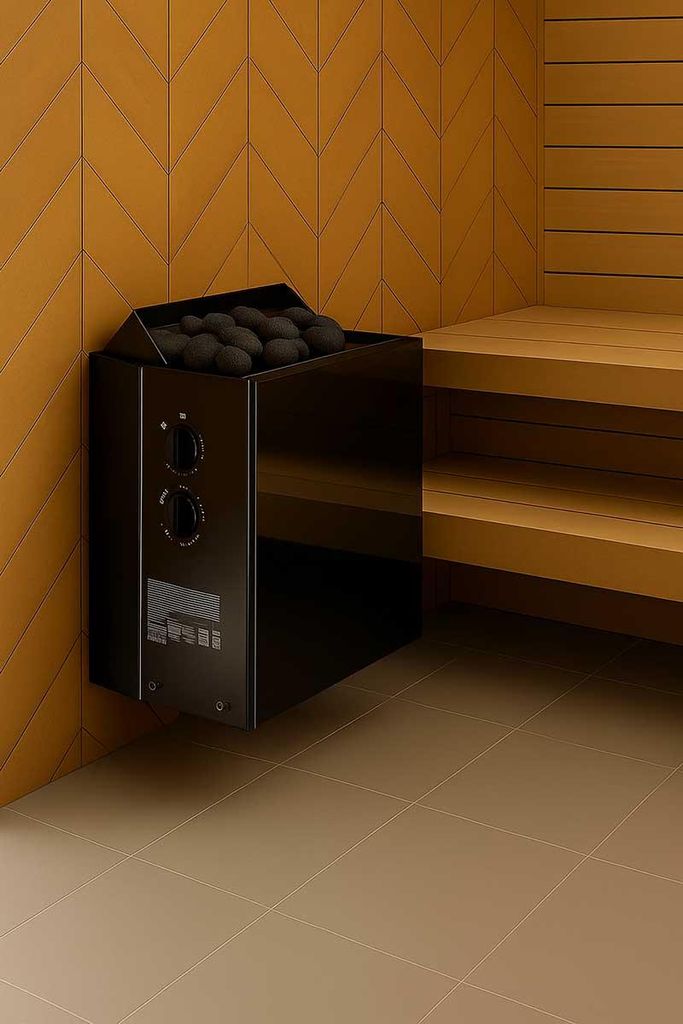 Riscaldatore per sauna Harvia Vega Qubic nero 4,5 kW | con Immagine del prodotto 