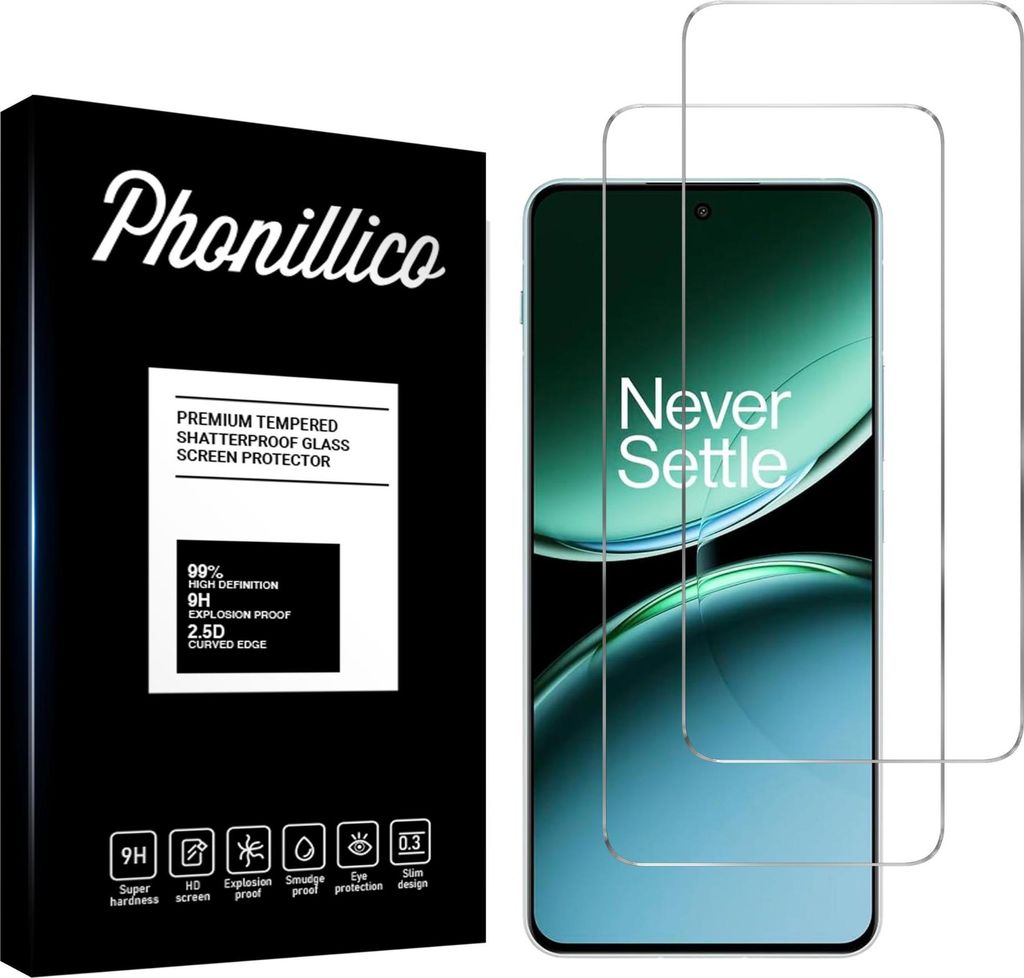 Hartglas für OnePlus Nord 4 5G [2 Stück] Displayschutzfolie Produktbild 