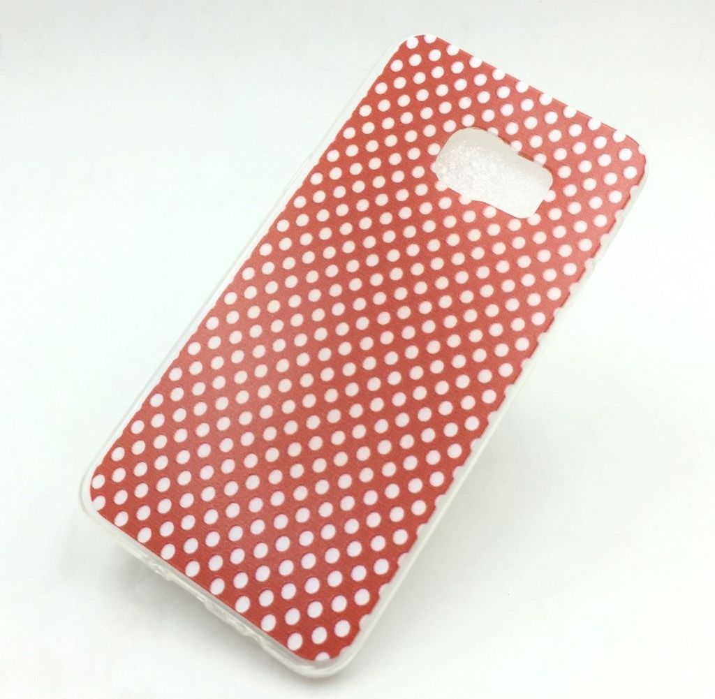 Handyhülle Schutzhülle für Samsung Galaxy S6 Edge Plus Case Cover Bumper Etuis Silikon Rot