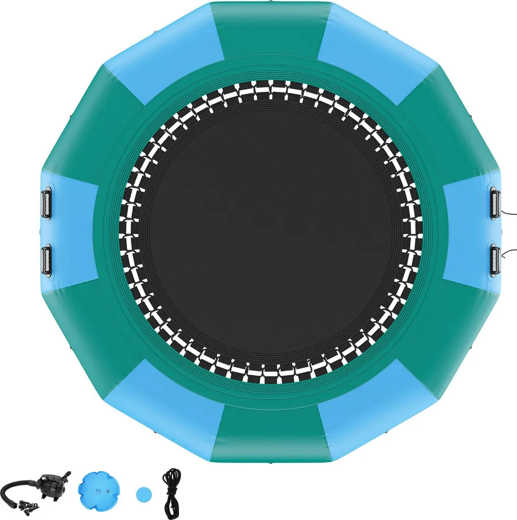 Trampoline aquatique gonflable pour jeux de piscine et natation
