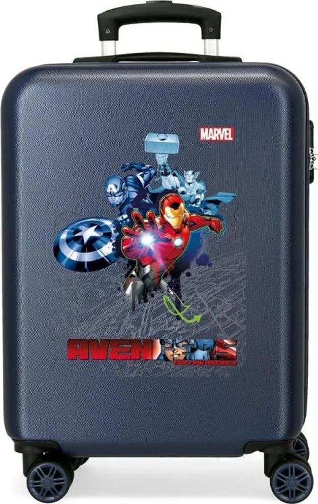 Valigia Rigida Avengers Armour Up 55x38x20cm - Trolley Cabina 34L