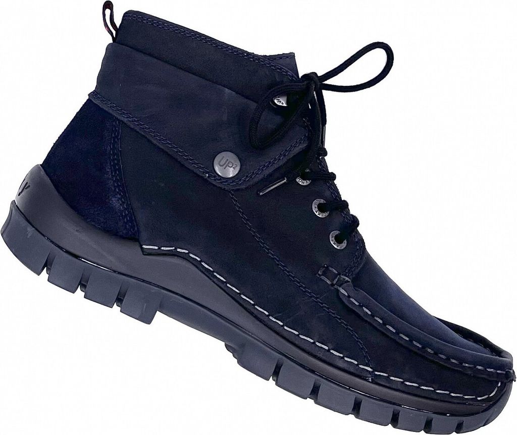 Wolky JUMP WINTER Bootie, Oiled nubuck, Blue, 0472516-800 40