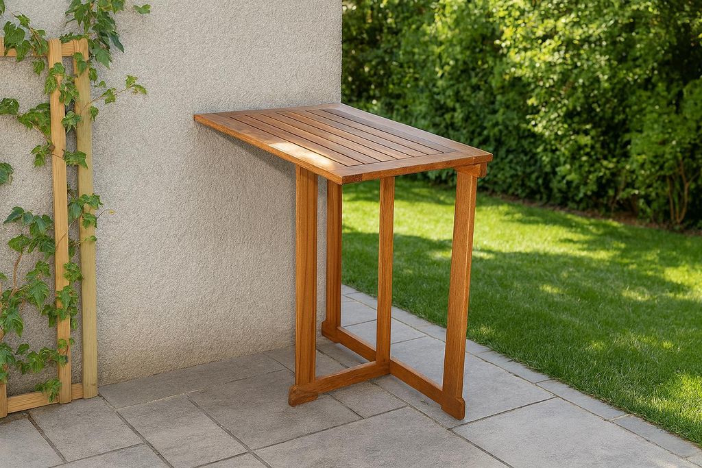 Balkontisch Akazie 45 x 60 cm klappbar ALEXA
