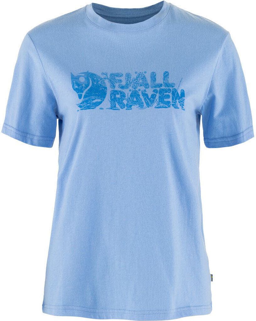 FJÄLLRÄVEN Fjällräven Lush Logo T-shirt Damen blau 42 Produktbild 