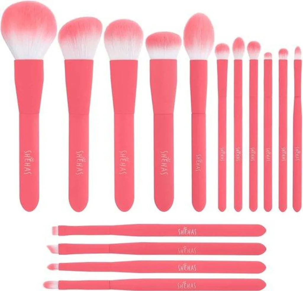 Ensemble de pinceaux de maquillage haut de gamme - Kit 12 pièces noir