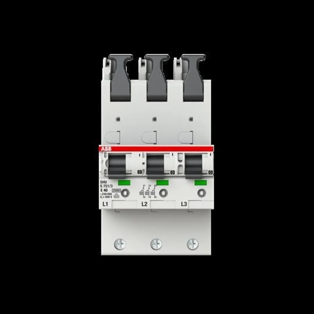 Disjoncteur principal triphasé 40A ABB S751/3-E40 haute sélectivité