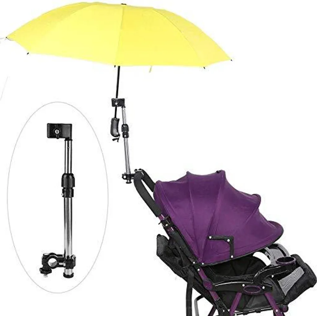 Support parapluie inox télescopique avec fixation guidon multi-usage