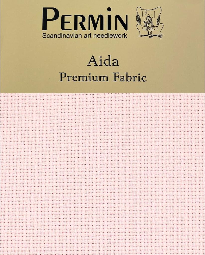 Permin Precut, 16 szt., Aida 355, kolor 292 (fioletowy), Zdjęcie produktu 