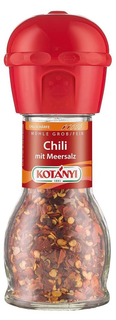 Kotanyi chilli z solą morską jodowane Uwaga ostre 35g Zdjęcie produktu 