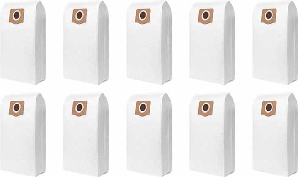 INF 10er-Pack Staubbeutel aus Vliesstoff für EGO Power+ AVG0905 Staubsauger