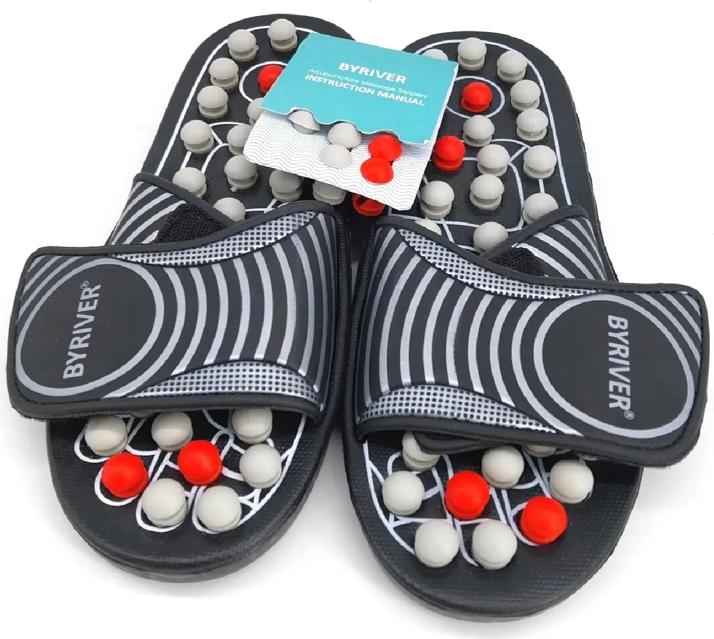 BYRIVER Sandales de Massage Réflexologie avec Picots Réglables - Mules - 3