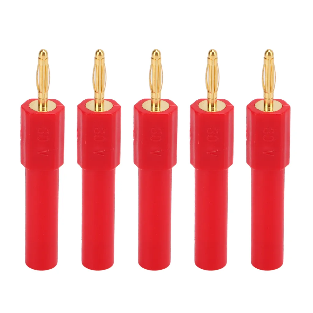 Convertire la spina a banana, spina a banana da maschio a femmina da 2 mm a 4 mm, adattatore per sonda a banana da 2 mm a sonda a banana da 4 mm, spina a banana per cambio formato, spina a banana da 2 mm a 4 mm, spina a banana per cambio formato da 2 mm a 4 mm - 4
