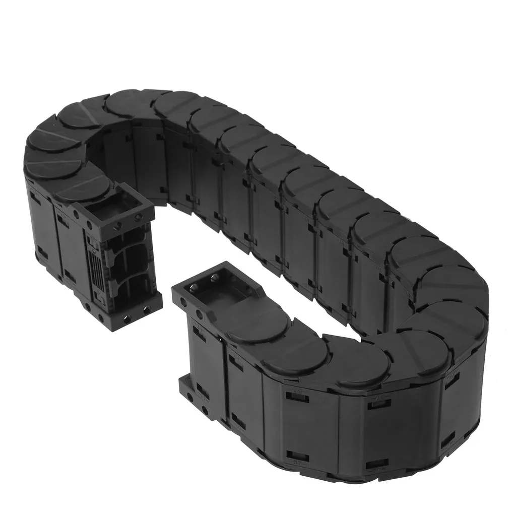 Chaîne de guidage pour câbles CNC et machines laser - Nylon robuste 1m - 2