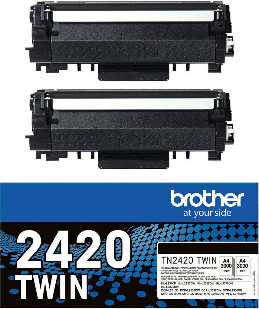 Brother TN2420 TWIN - 2er-Pack - Hohe Ergiebigkeit