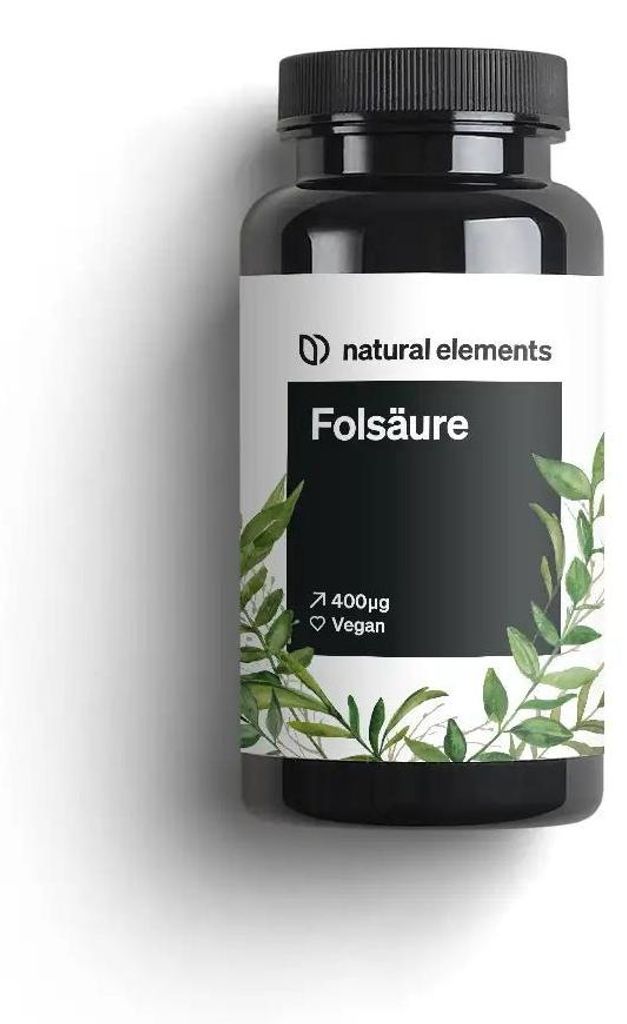 Folsäure Tabletten - 400 Tabletten_für 13 Monate Produktbild 