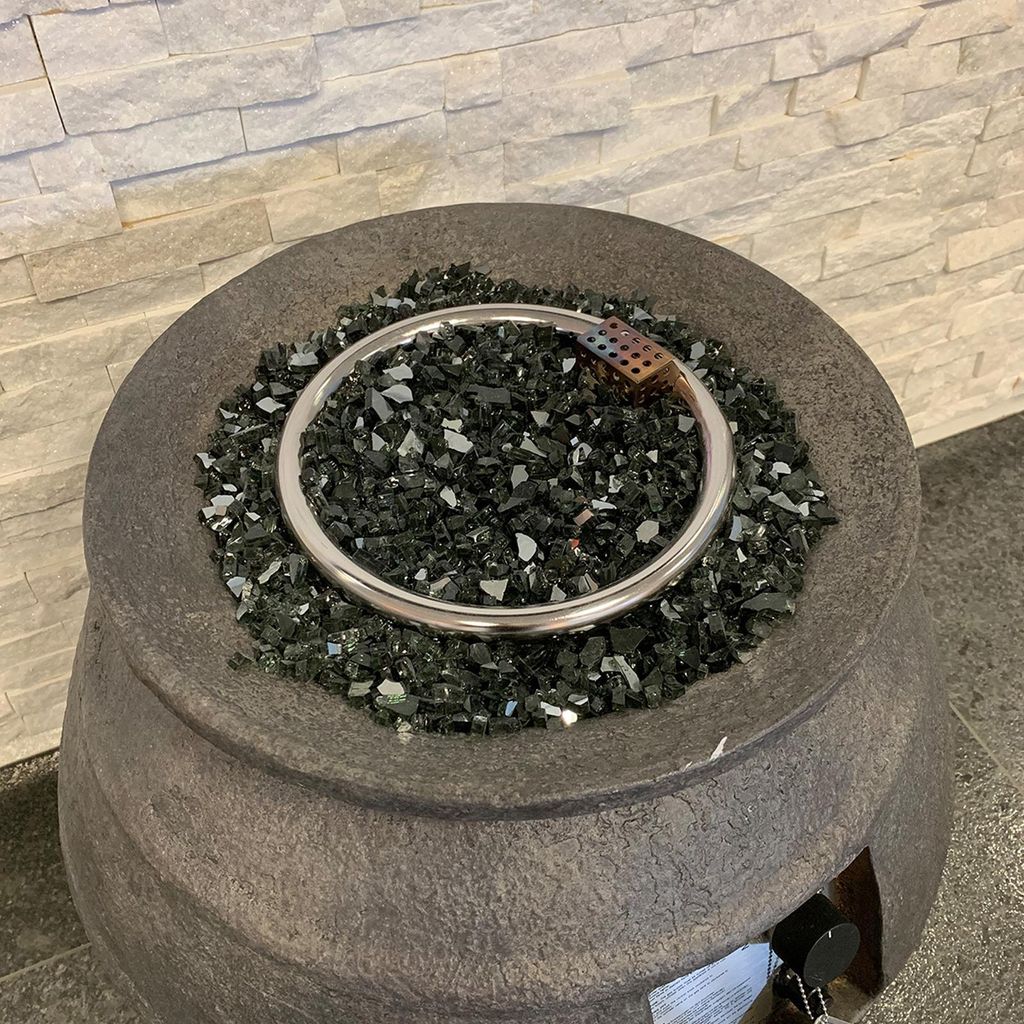 Deko Glas Splitt, Carbon Black, 5-8 mm