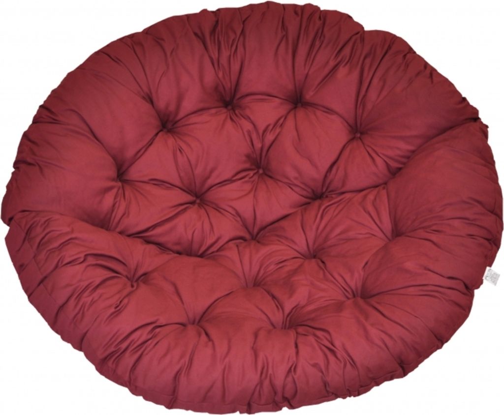 Polstr na křeslo papasan 115 cm vínový Obrázek produktu 