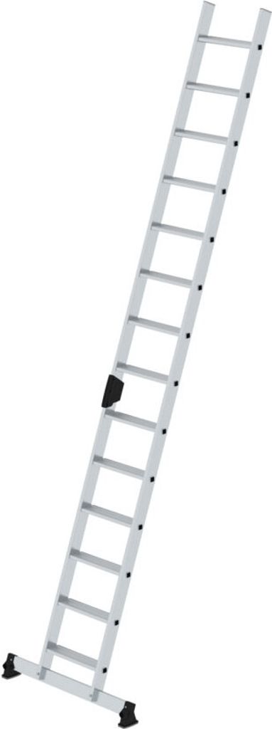 MUNK Stufenanlegeleiter mit nivello-Traverse und Ergo-Pad 14 Stufen