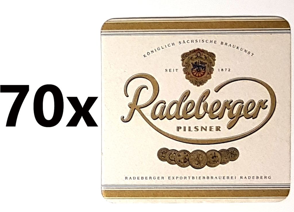 Radeberger Bierdeckel Untersetzer Unterlage Pappdeckel Produktbild 