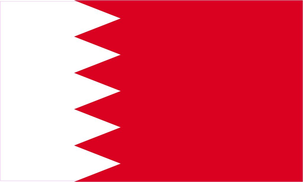 Kiwistar WANDTATTOO Sticker Fahne Flagge Aufkleber Bahrain 80 x 48cm - Dekoration für Kinderzimmer Schlafzimmer Wohnzimmer Küche Badezimmer