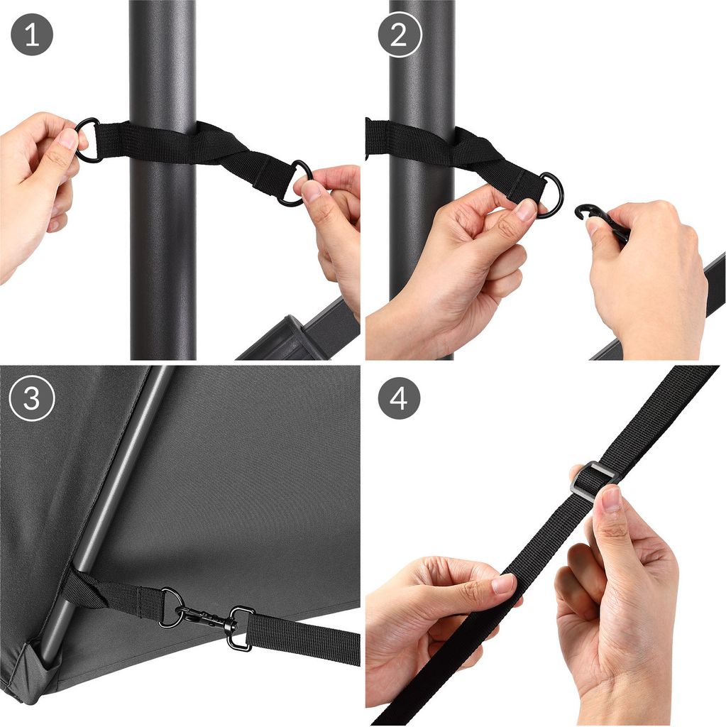 KINGSLEEVE® Windsicherung für Ampelschirme Robuste Produktbild 3