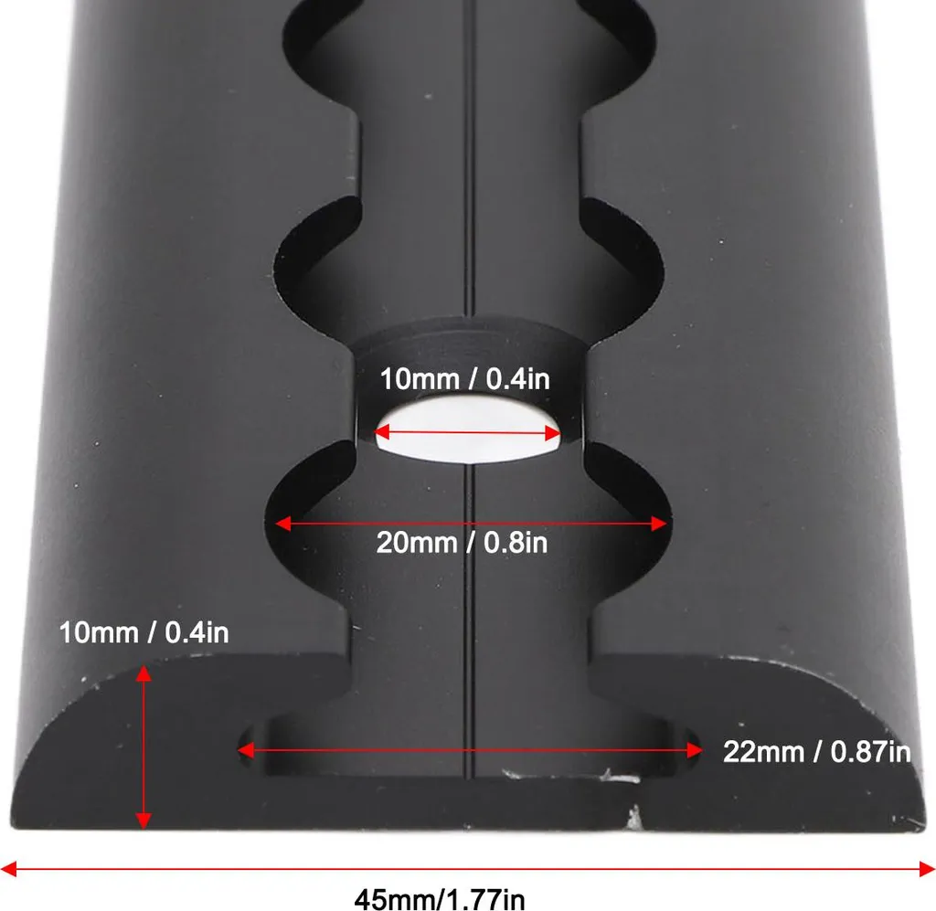 Binario a L 60cm Alluminio Nero Fissaggio Carico Camion Rimorchi