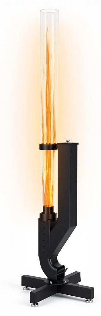 Peviasot, stojan na pelety, výška 138 cm, ohnisko s Obrázok produktu 