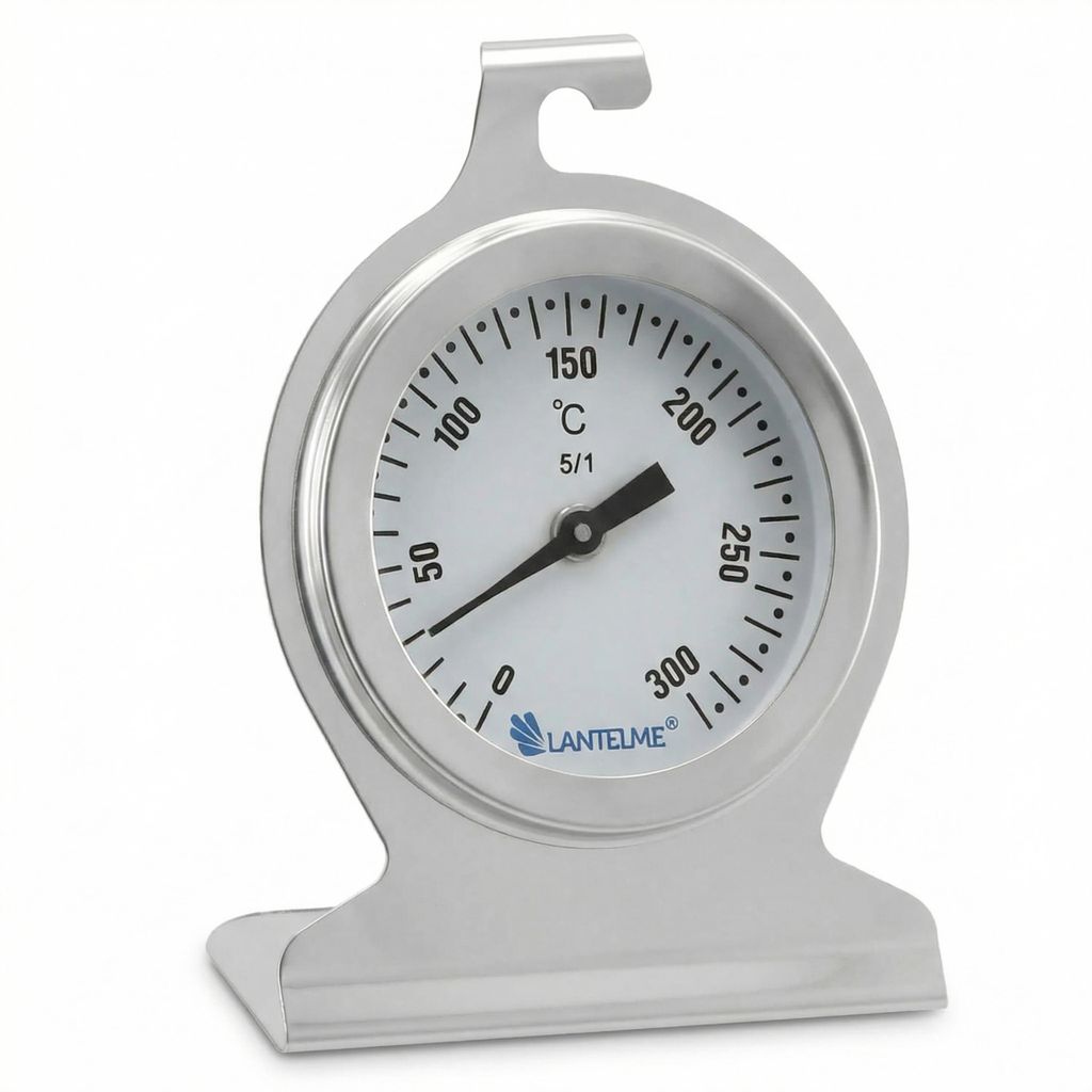 Backofenthermometer Edelstahl 300°C Analog zum Hängen oder Produktbild 