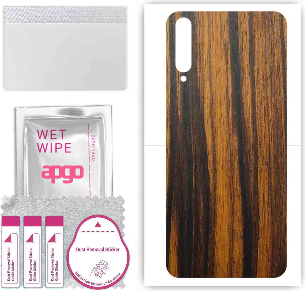 apgo Rückseite Schutzfolie, Skin, kompatibel mit Honor 30i, Hinten Displayschutzfolie aus Vinylfolie, kratzfest, einfache Montage - Tigerwood
