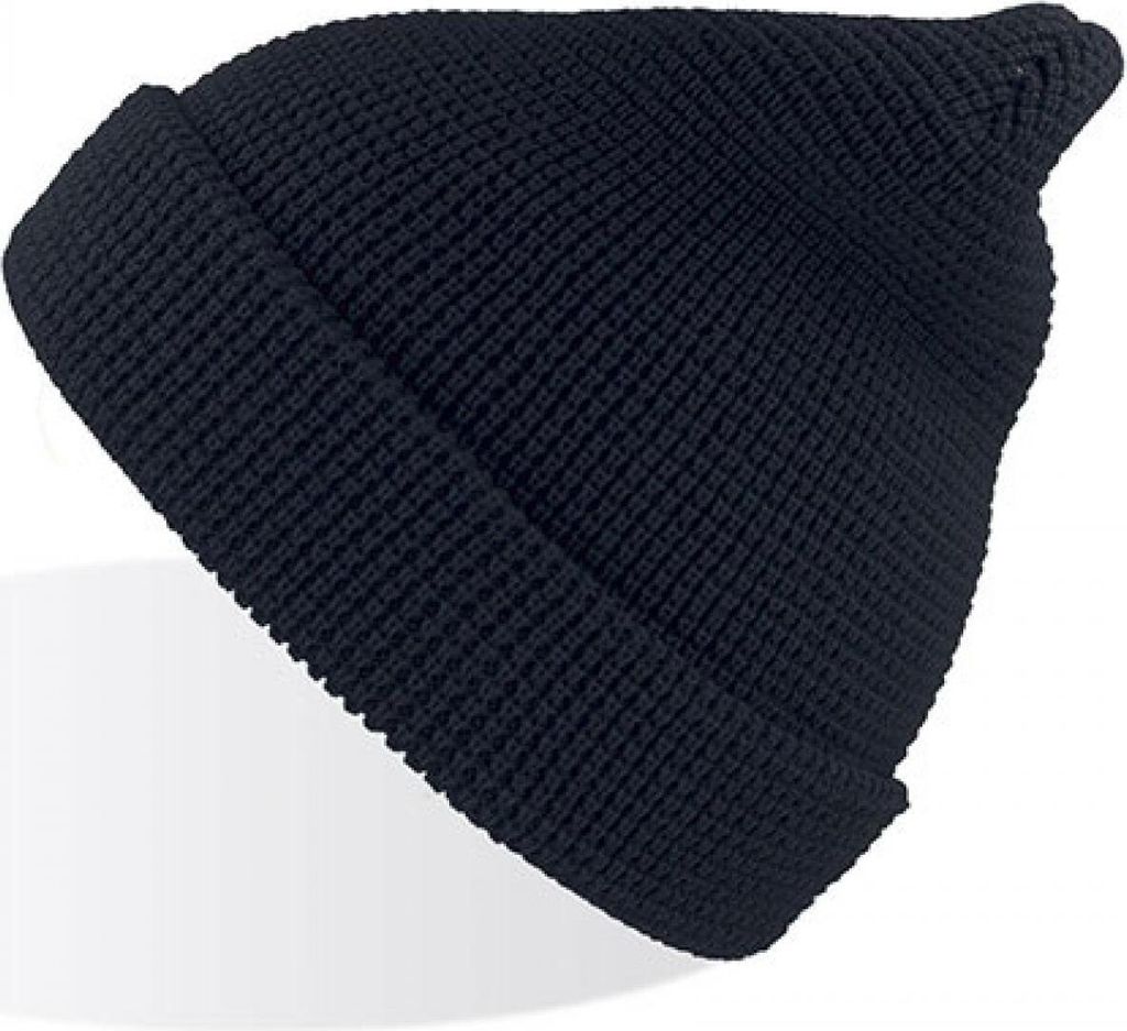 Atlantis BLOG | Blog Beanie - Beanie mit Bündchen - 2-lagig - Farbe: Navy - Größe: One Size