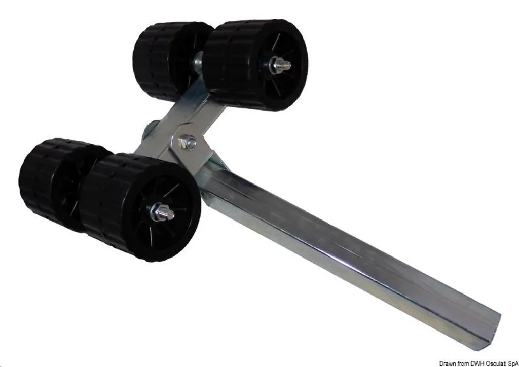 Roulette latérale 40 mm pivotante pour réparer un meuble bas