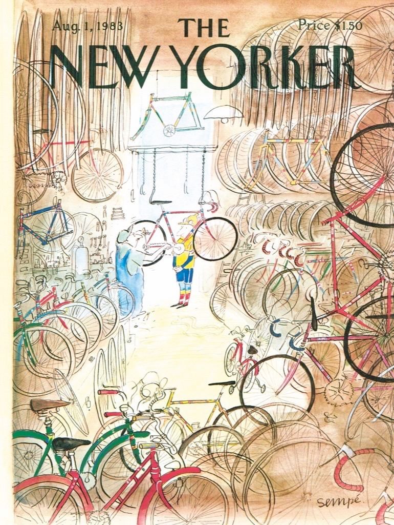 New York Puzzle Company Puzzle Bicycle Shop 1000 Teile Cartoon