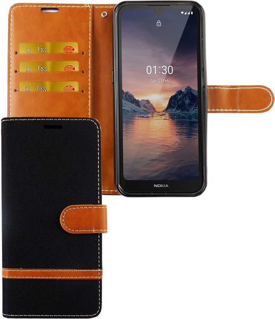 Nokia 1.3 Handy Hülle Schutz Tasche Case Cover Kartenfach Produktbild 
