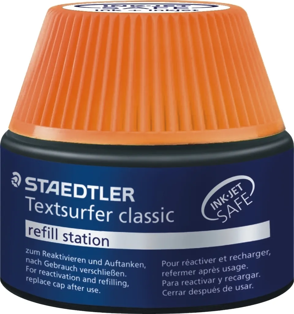 Kit 4 Ricariche Staedtler 488 64-4 Arancione per Textsurfer Classic
